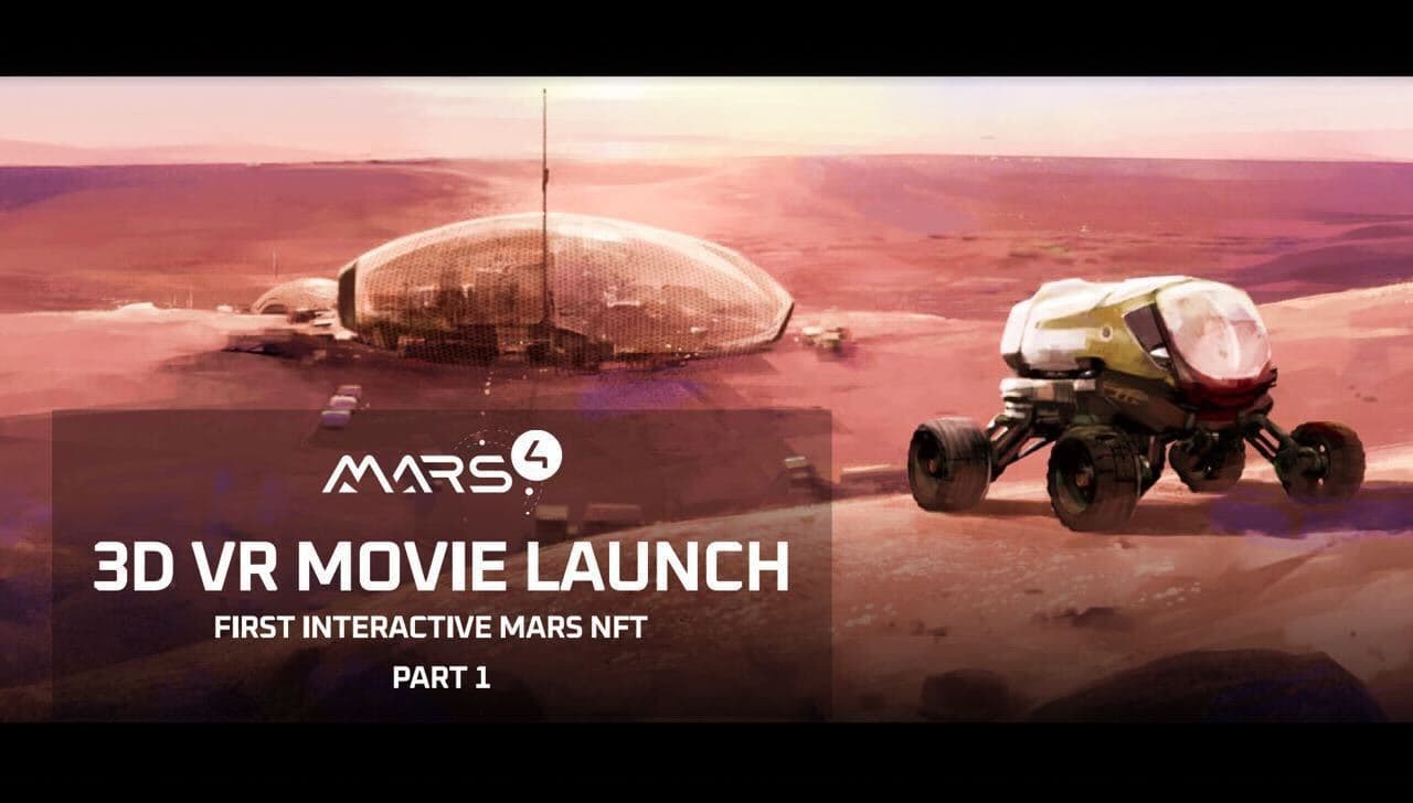 El primer NFT interactivo del mundo: film de VR en Marte