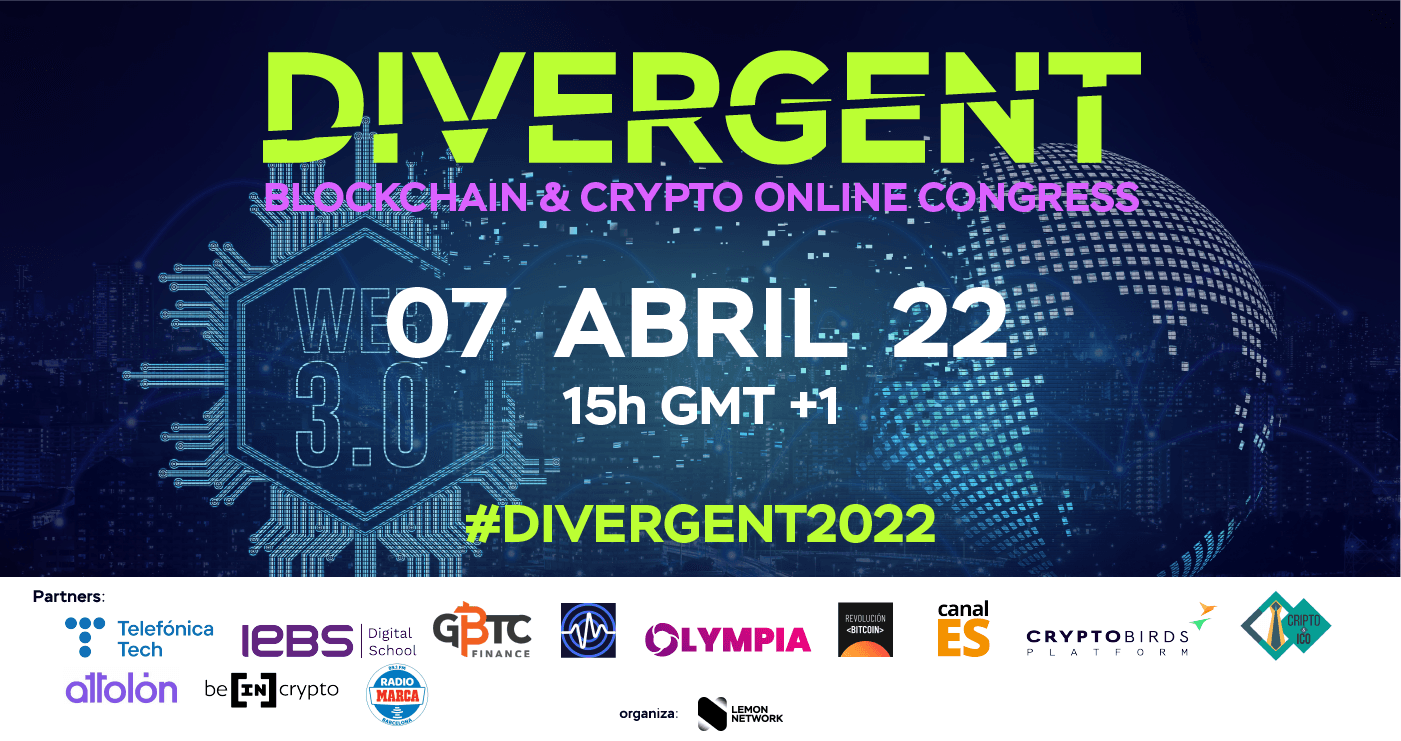 Divergent 2022: El Congreso Online para iniciarse en el mundo Blockchain y Cripto