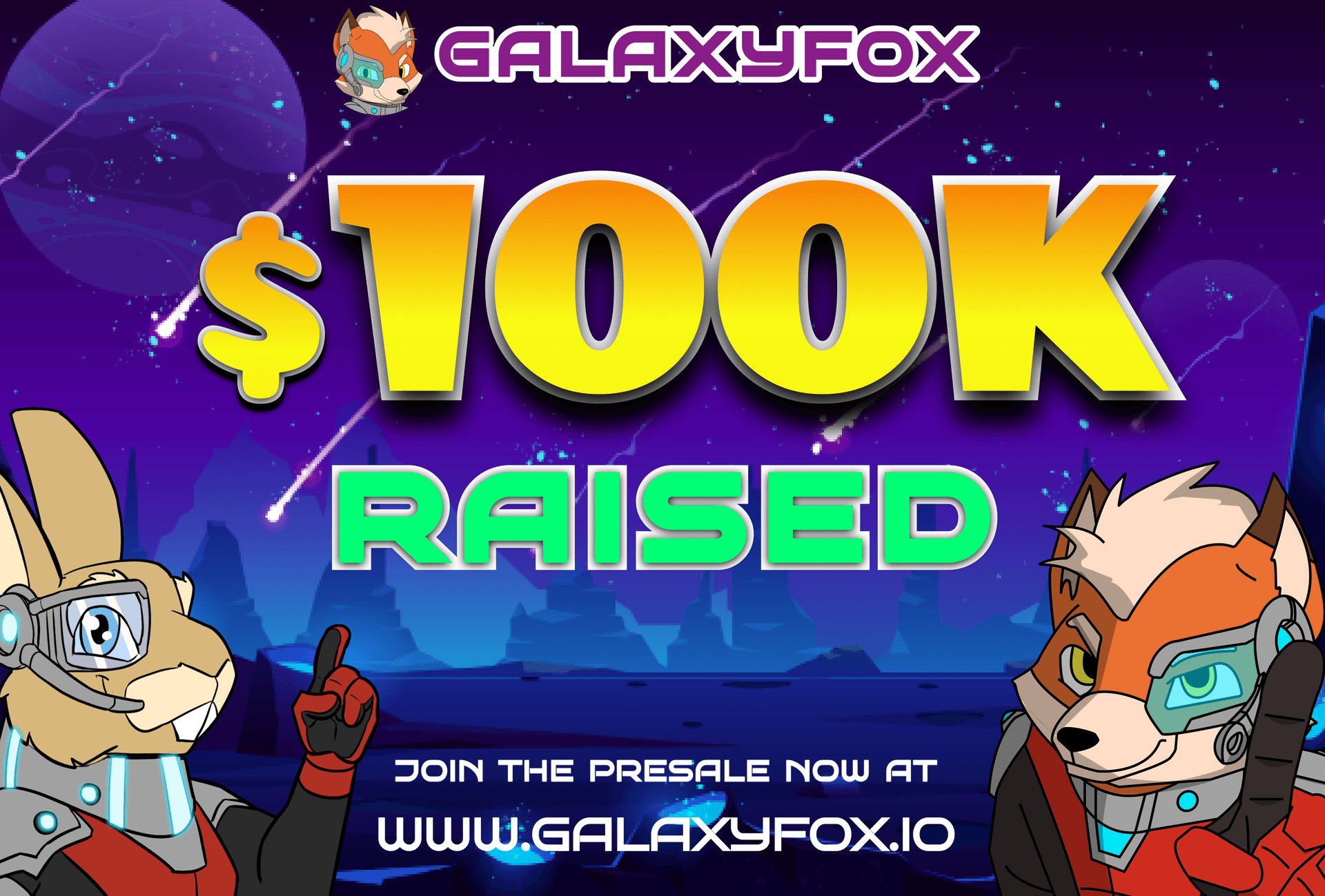Galaxy Fox supera los $100,000 en los primeros días de preventa: ¿Podría el zorro superar a $SHIB y robar la corona de las memecoins?