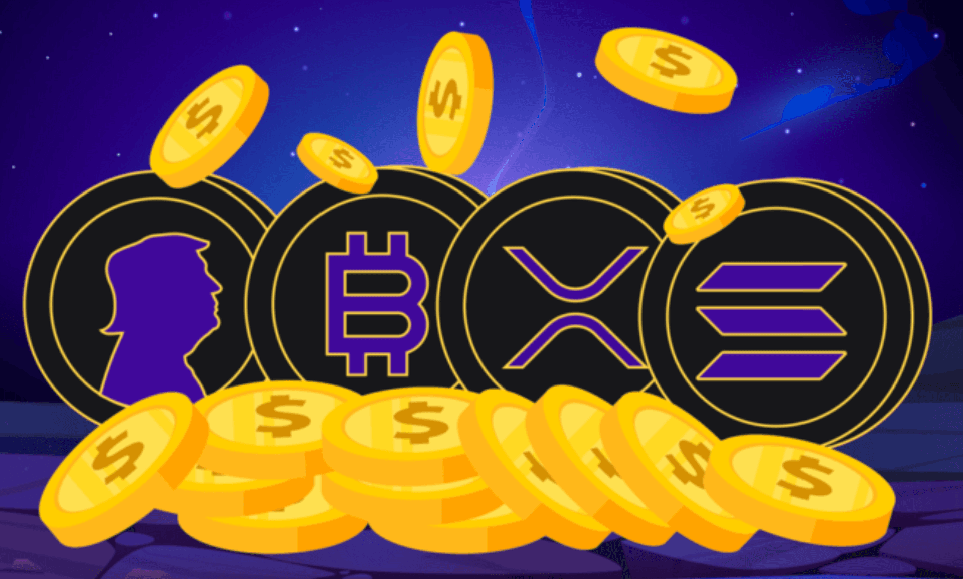 ¿Cómo hacer crecer tus BTC, XRP, SOL y TRUMP incluso en un colapso del mercado cripto?