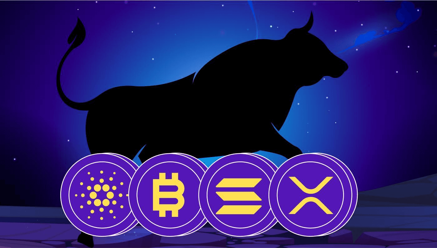 Patrones alcistas de criptomonedas: ADA, XRP, SOL, BTC y memecoins se alistan para un rally: maximice sus ganancias con IA