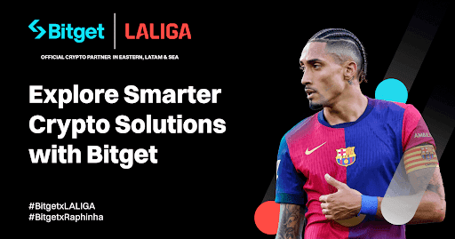Bitget lanza campaña con Raphinha, estrella del FC Barcelona, en una serie exclusiva de videos