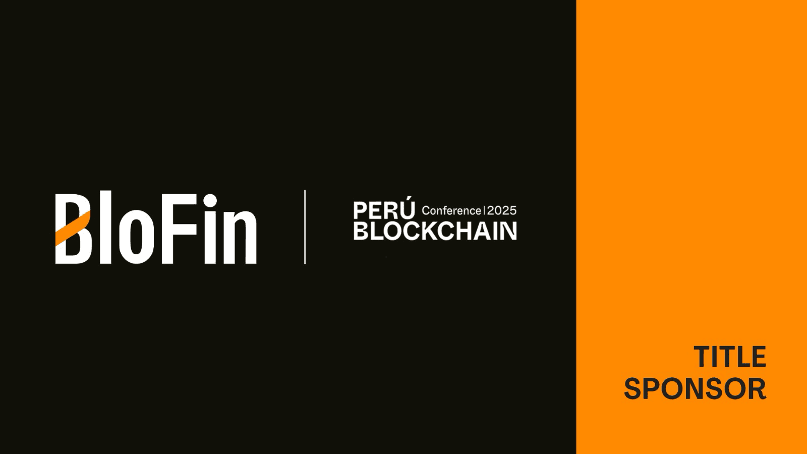 BloFin se convierte en patrocinador principal de la Perú Blockchain Conference 2025, consolidando su papel como líder global en el trading de futuros cripto