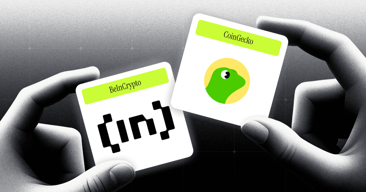 BeInCrypto se asocia con CoinGecko para ofrecer datos confiables y en tiempo real del mercado cripto