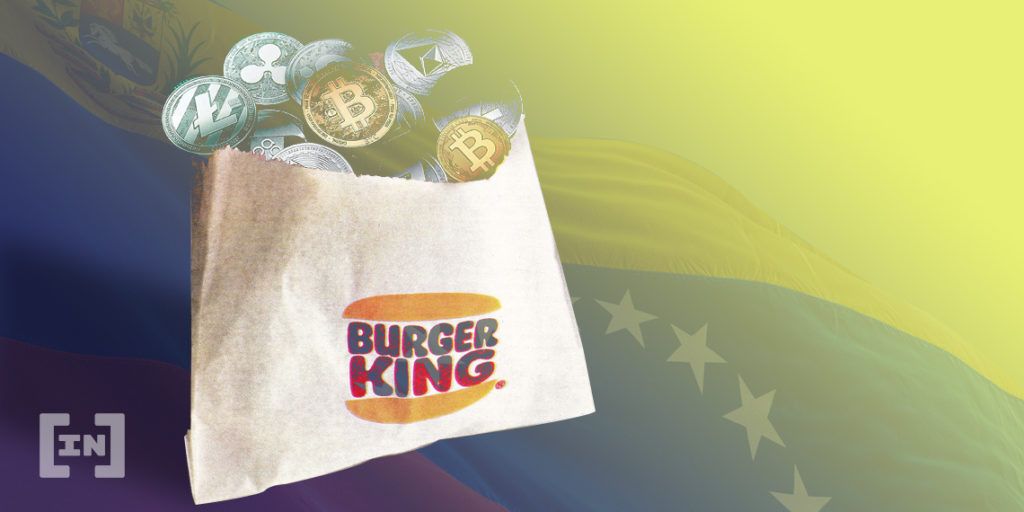 Burger King Venezuela acepta cripto como pago