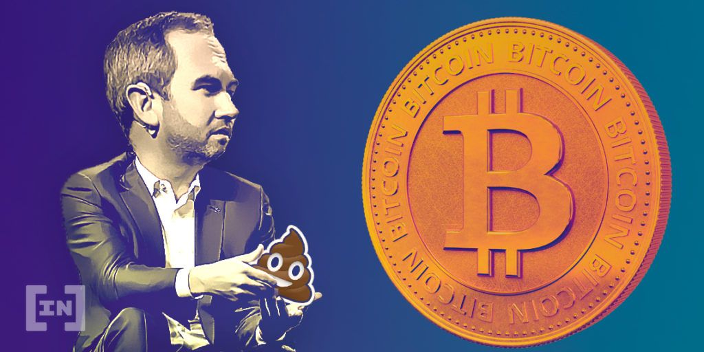 El CEO de Ripple critica a Bitcoin por estar demasiado dominado por China