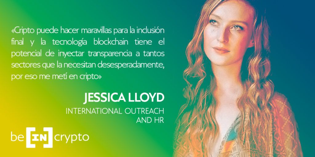 BeInCrypto mujer del día: Jessica Lloyd [Extensión internacional y RRHH]