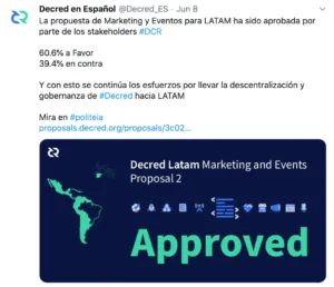 Decred plan expansión España y Latinoamérica