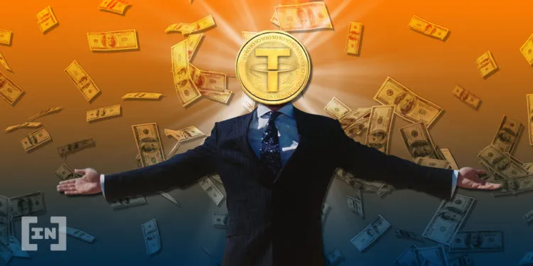 Tether supera $13000 millones rebasando a Bitcoin por valor de transferencia