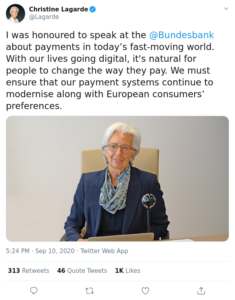 Lagarde BCE moneda digitales