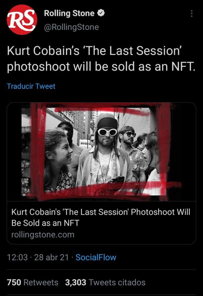 Última Sesión Fotográfica De Kurt Cobain Se Venderá Como Nft Beincrypto 1916