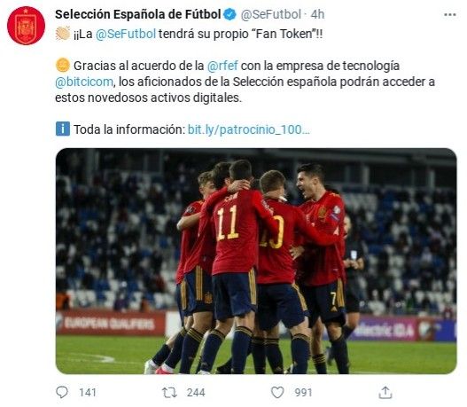 Selección uruguaya de fútbol tendrá su propio fan token