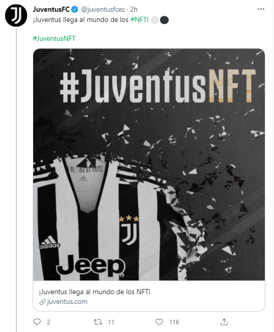 La Juventus FC se une al ecosistema de los NFT en asociación con NFT