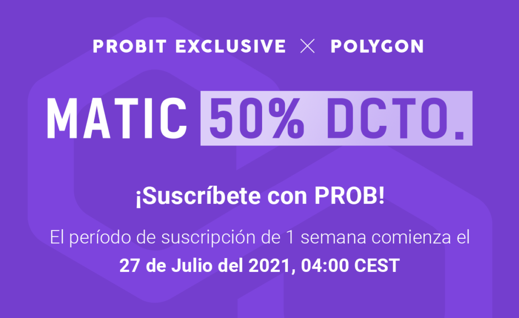 Ethereum y Polygon participan en la promoción exclusiva del aniversario de ProBit
