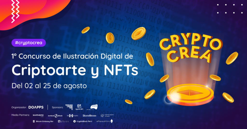 CryptoCrea: El 1º Concurso de Criptoarte y NFTs en Perú