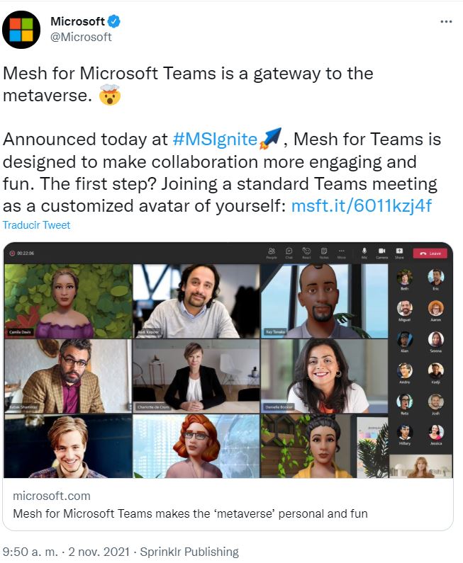 Microsoft công bố Mesh