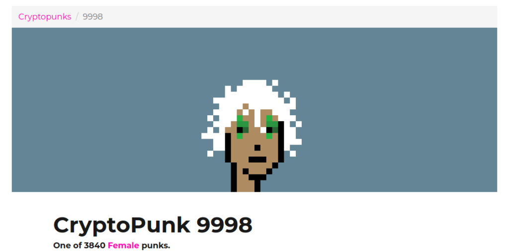 crypto punk 9998