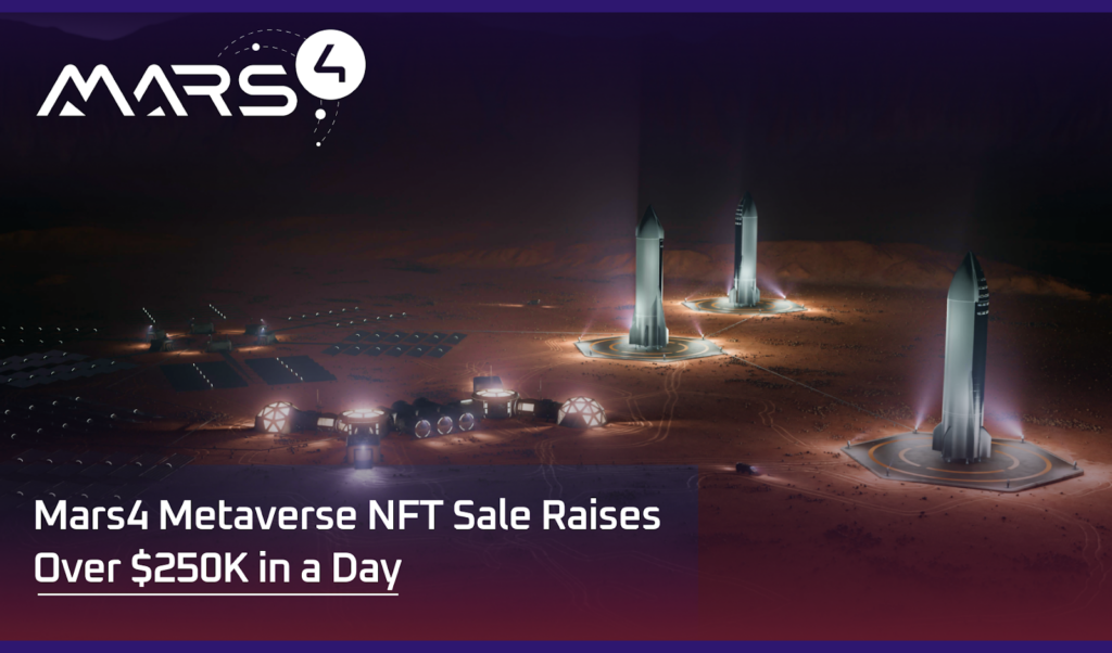 La venta de NFT de Mars4 Metaverse recauda más de $250,000 en un día