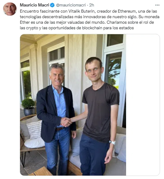 Vitalik Buterin Macri Buenos Aires ciudades