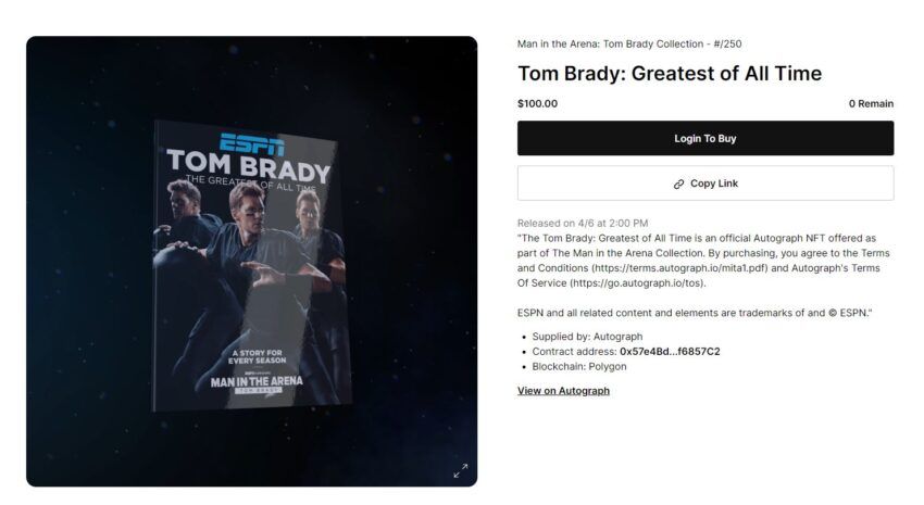 Man in the Arena: Tom Brady Collection - DraftKings Marketplace