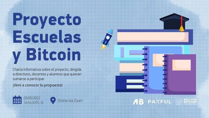 Proyecto Escuelas y Bitcoin: nuevo programa educativo para docentes y estudiantes secundarios
