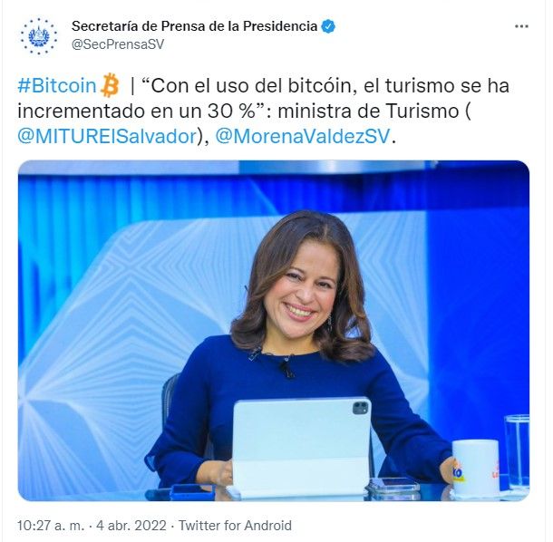 Ministra Morena Veldez
