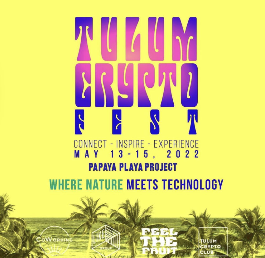 Tulum Crypto Fest (TCF) dará inicio al primer festival de criptomonedas