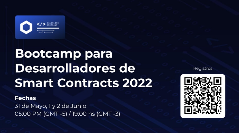Bootcamp gratuito sobre Blockchain, Smart Contracts y Oráculos en Español versión 2022 de la Comunidad de Chainlink