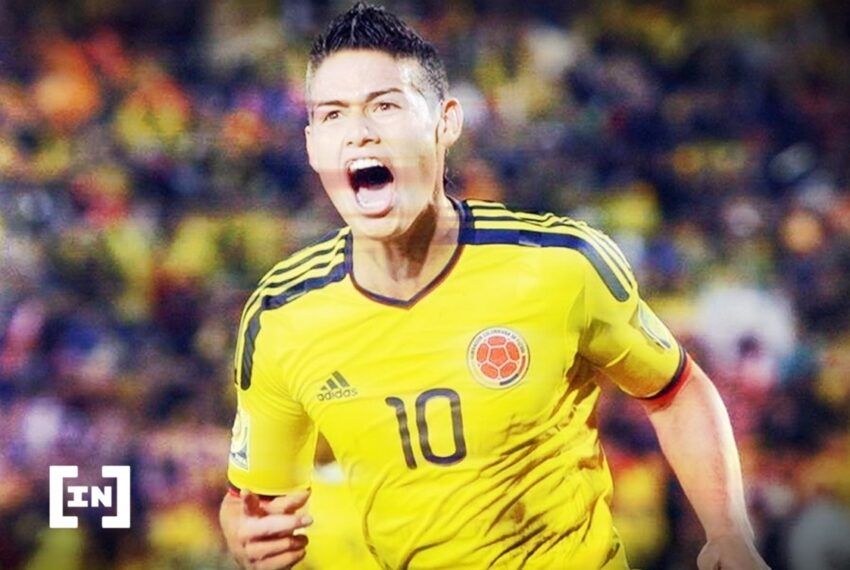 El futbolista colombiano James Rodríguez subastará sus primeros NFT