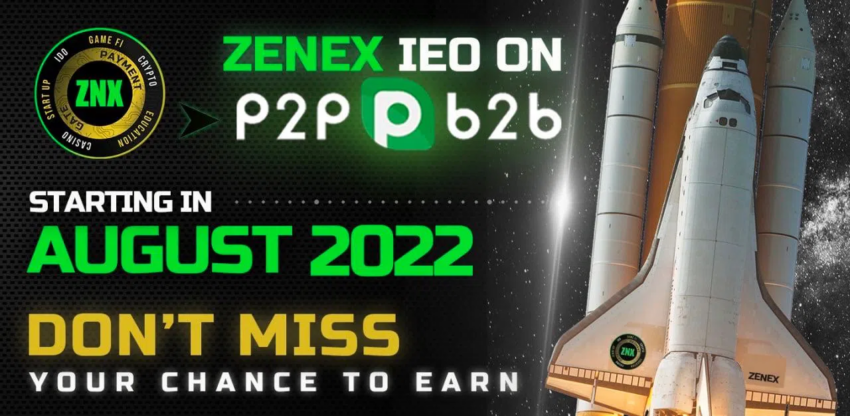 Zenex realiza venta de tokens en P2PB2B