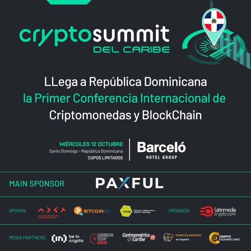 Crypto Summit del Caribe: Llega la Primera Conferencia Internacional de Criptomonedas y Blockchain a República Dominicana