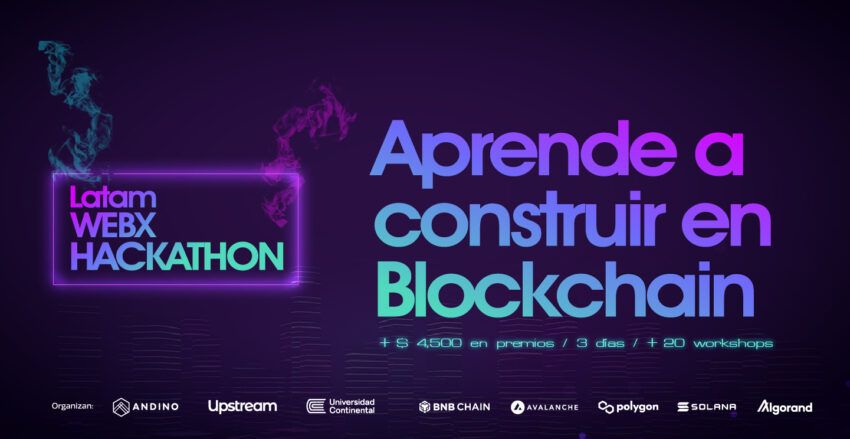 Latam WebX de Andino DAO: Hackathon premia la creatividad en innovación digital y tecnología blockchain