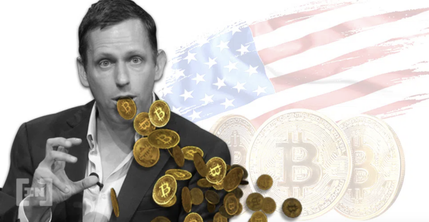El fondo de Peter Thiel ganó $1,800 millones tras 8 años de inversión en Bitcoin