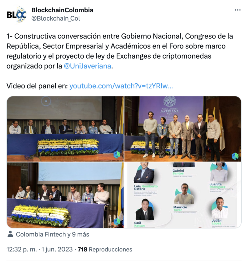 Especialistas debatieron sobre una regulación de criptomonedas en Colombia.