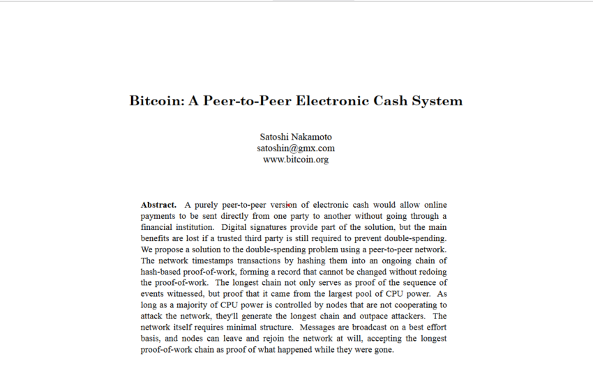 Paper que explica que es bitcoin