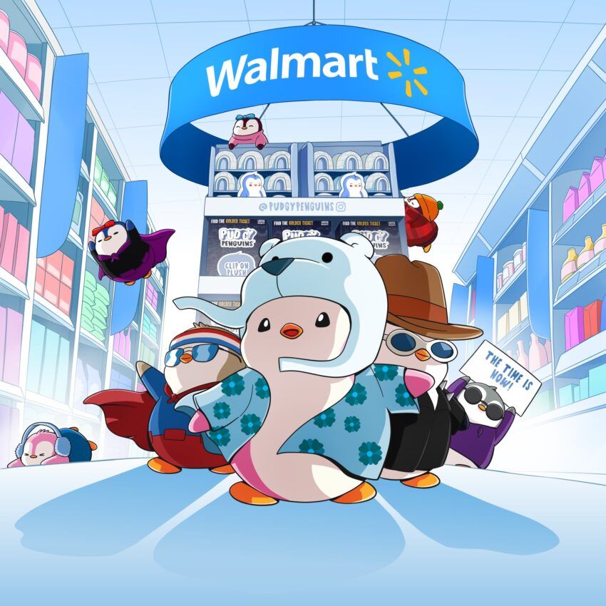 Walmart ha pasado a incluir la famosa colección NFT Pudgy Toys en versión física.