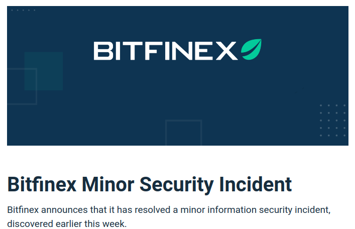 Bitfinex resuelve ataque de phishing