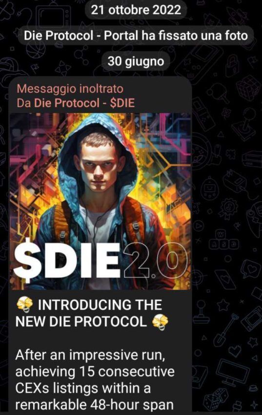 El último post de Die Protocol fue realizado el 21 de octubre de 2022, cuando anunciaban la versión DIE 2.0.