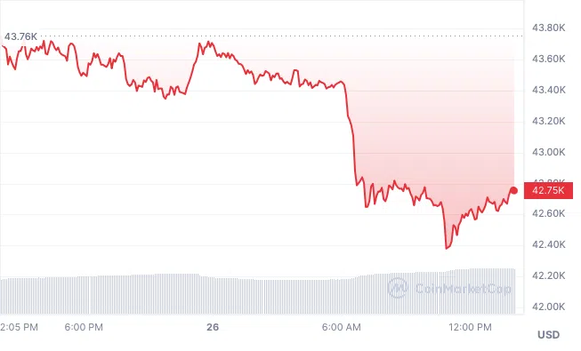 El precio de Bitcoin se desplomó tras el anuncio del exchange Mt Gox. 