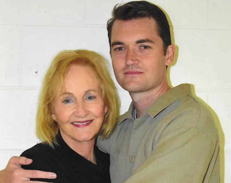 Madre e hijo: Lyn Ulbricht con su hijo Ross.