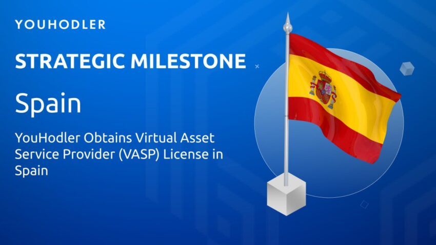 YouHodler logra un hito estratégico gracias al registro de Proveedor de Servicios de Activos Virtuales (VASP) del Banco de España