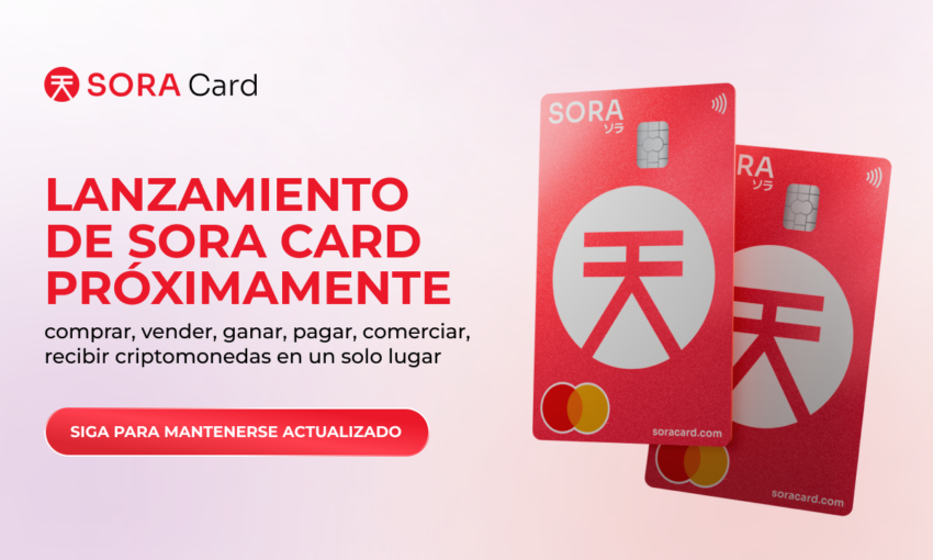 SORA lanza la solución de pago compatible con criptomonedas con Mastercard