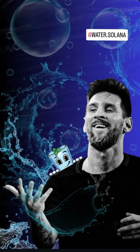 Lionel Messi promociona una memecoin basada en Solana. 